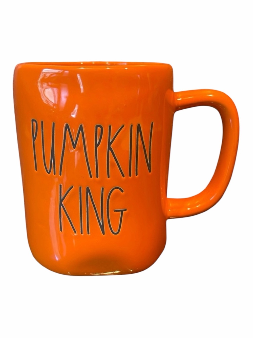 Rae Dunn Halloween Pumpkin King Coffee Mug Tea Cup Jack Skellington Nightmare